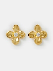 Серьги-гвоздики с цветами из нержавеющей стали Accessorize - Изображение 2 2
