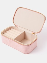 Accessorize Heart Faux Suede Jewellery Box - Պատկեր 2 2-ից