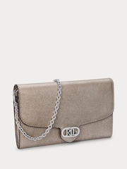 Серебряный - Lauren Ralph Lauren кожаная сумка с длинным ремешком Adair - Image 5 of 8