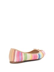 Dune London Pink Tone Regular Fit Hallo Charm Trim Ballet Shoes - Image 5 of 6