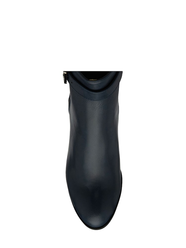Lotus Navy Blue Ankle Boots - Image 1 of 4