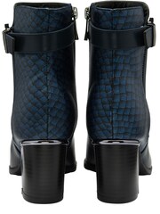 Lotus Navy Blue Ankle Boots - Image 3 of 4