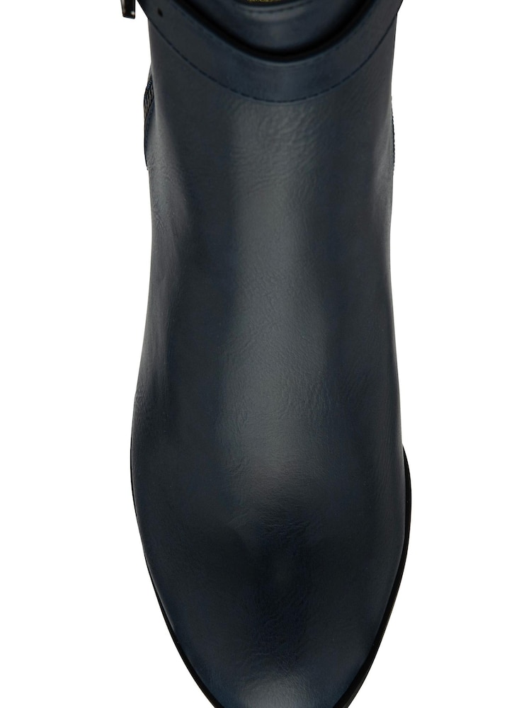 Lotus Navy Blue Ankle Boots - Image 4 of 4
