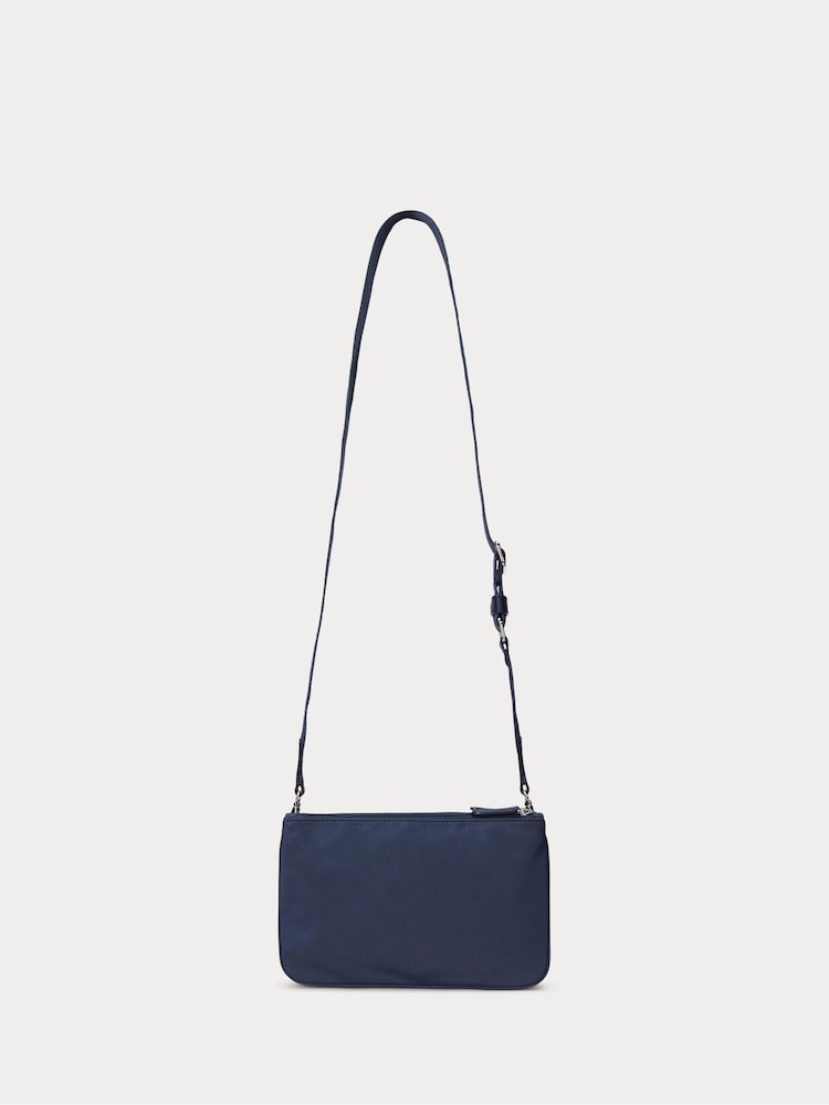 Marineblau - Lauren Ralph Lauren Landyn Umhängetasche aus Nylon, mittelgroß - Bild 2 von 4