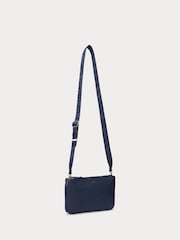 Marineblau - Lauren Ralph Lauren Landyn Umhängetasche aus Nylon, mittelgroß - Bild 3 von 4