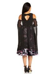 Adrianna Papell Black Pearl Chiffon Shawl - Image 2 of 4