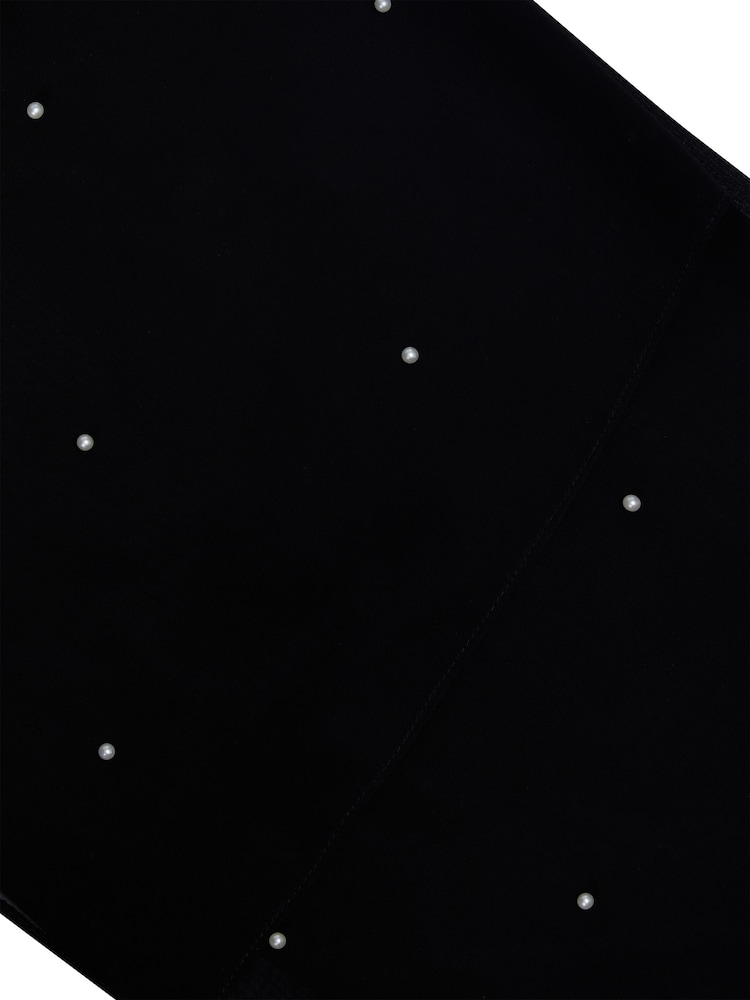 Adrianna Papell Black Pearl Chiffon Shawl - Image 4 of 4