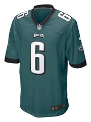 Nike Green NFL Philadelphia Eagles Home Game Jersey - DeVonta Smith - Image 2 of 3