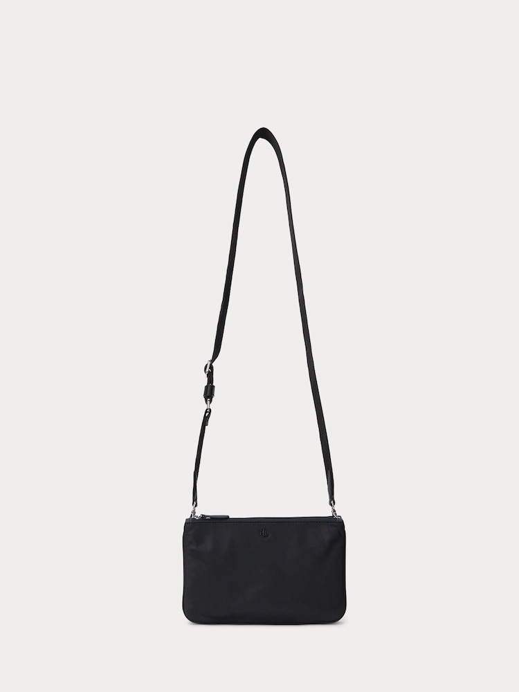 Schwarz - Lauren Ralph Lauren Landyn Umhängetasche aus Nylon, mittelgroß - Bild 1 von 5