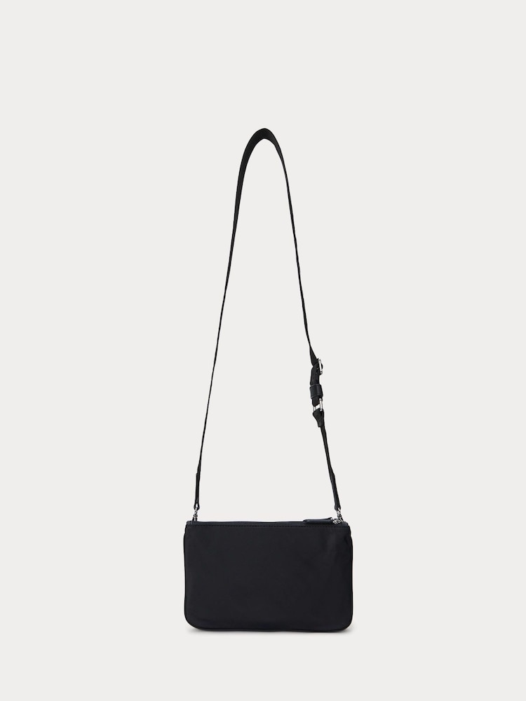 Schwarz - Lauren Ralph Lauren Landyn Umhängetasche aus Nylon, mittelgroß - Bild 2 von 5