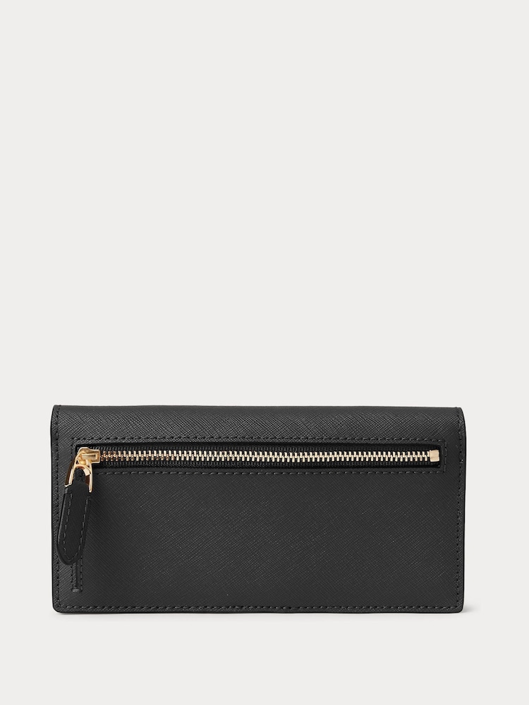 Lauren Ralph Lauren Black Leather Slim Wallet Purse - Image 2 of 3