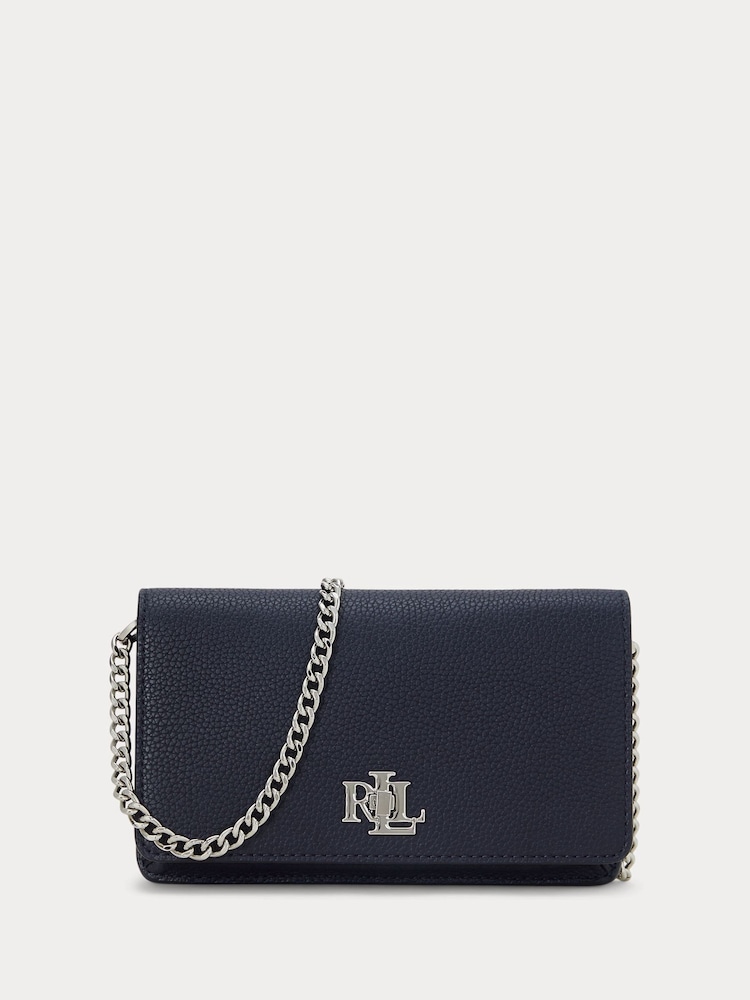 Lauren Ralph Lauren Chain Crossbody Leather Bag - Image 1 of 7