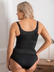 Pour Moi Black Lingerie Hourglass Shapewear Firm Tummy Control Back Smoothing Waist Cincher - Image 2 of 5