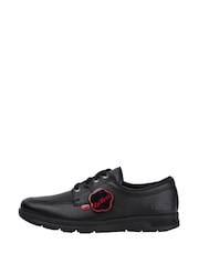 Kickers Black Youth Kelland Lace Lo Leather Shoes - Image 3 of 5