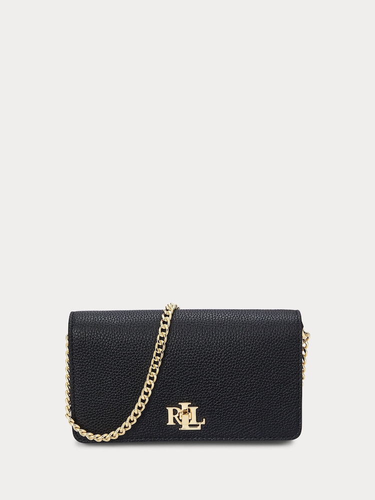 Lauren Ralph Lauren Chain Crossbody Leather Bag - Image 1 of 7