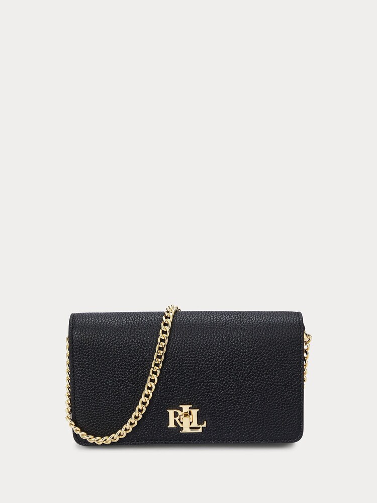 Lauren Ralph Lauren Chain Crossbody Leather Bag - Image 1 of 7 Lauren Ralph Lauren Chain Crossbody Leather Bag - Image 1 of 7