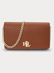 Lauren Ralph Lauren Chain Crossbody Leather Bag - Image 1 of 8