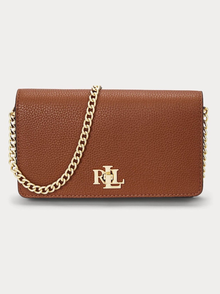 Lauren Ralph Lauren Chain Crossbody Leather Bag - Image 1 of 8