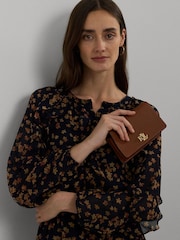 Lauren Ralph Lauren Chain Crossbody Leather Bag - Image 7 of 8