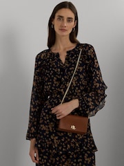 Lauren Ralph Lauren Chain Crossbody Leather Bag - Image 8 of 8