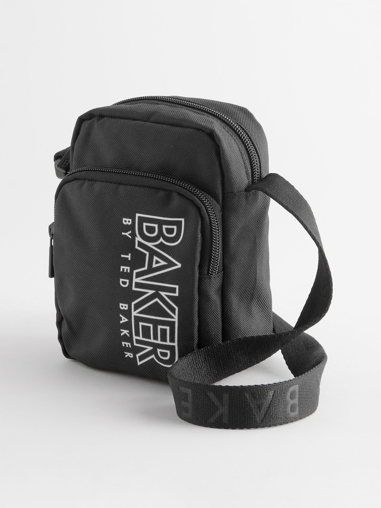 Baker by Ted Baker Boys Black Sling Bag - Image 2 of 7