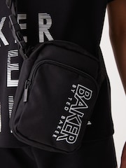 Baker by Ted Baker Boys Black Sling Bag - Image 7 of 7