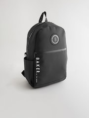 Baker by Ted Baker Boys Back to School Black Backpack with Pencil Case - Image 3 of 7