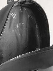Baker by Ted Baker Boys Back to School Black Backpack with Pencil Case - Image 4 of 7