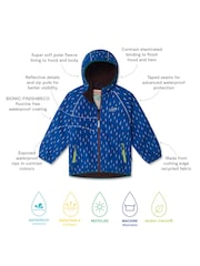 Muddy Puddles Blue Waterproof EcoSplash Jacket - Image 7 of 7