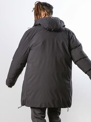 Religion Black Medium Weight Padded Parka with Two Way Zip Closure - Image 2 of 6