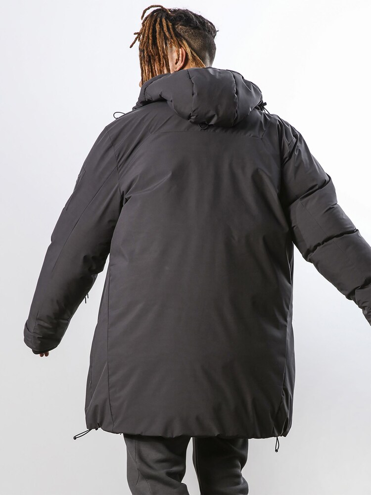 Religion Black Medium Weight Padded Parka with Two Way Zip Closure - Image 2 of 6