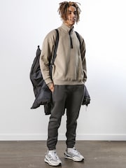 Religion Black Medium Weight Padded Parka with Two Way Zip Closure - Image 5 of 6
