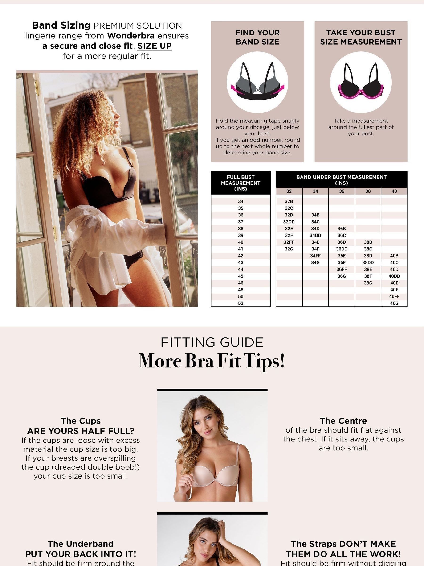 Wonderbra strapless hands top