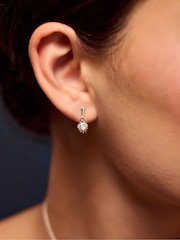 Accessorize Sterling Silver Sun Drop Stud Earrings - Image 1 of 2