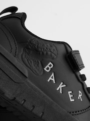 Baker by Ted Baker Boys Noir Back to School Dinosaur Trainers - Image 5 de 6
