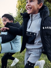 Baker by Ted Baker Blue Shower Resistant Colourblock Coat - Image 12 of 18