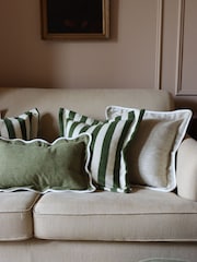Ellenvale Interiors Olive Orla Stripe Cushion Cover - Image 3 of 4
