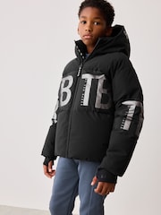 Baker by Ted Baker Shower Resistant Black Coat - Image 1 of 10