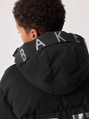 Baker by Ted Baker Shower Resistant Black Coat - Image 5 of 10