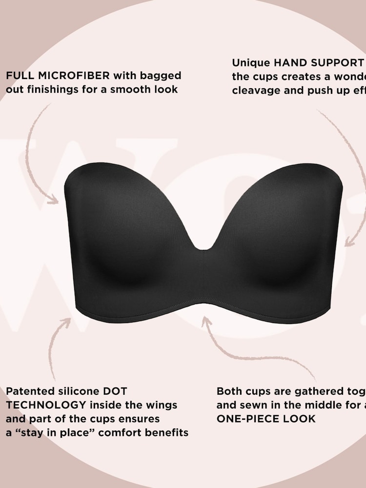 Negro - Sujetador sin aros ni tirantes Perfect Body de Wonderbra - Imagen 8 de 8 Negro - Sujetador sin aros ni tirantes Perfect Body de Wonderbra - Imagen 8 de 8