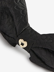 Baker by Ted Baker Girls Black Back to School Bow Headband - Image 3 of 4