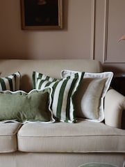 Ellenvale Interiors Beige Tia Herringbone Cushion Cover - Image 2 of 3