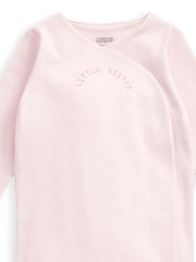 Mamas & Papas Little Brother/Sister 100% Cotton Sleepsuit - Image 3 of 3