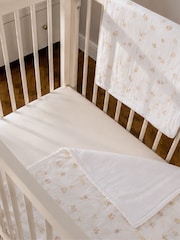 Cuddleco Cashmere Meadow Cot Bed Quilt Baby Essential - Image 4 of 5