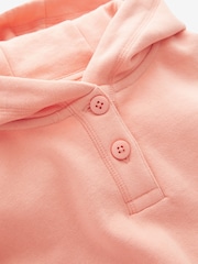 Peach Pink Cropped Hoodie (3-16yrs) - Image 7 of 8