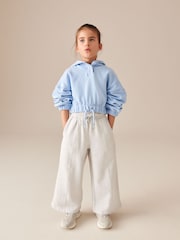 Blue Cropped Hoodie (3-16yrs) - Image 2 of 7