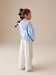 Blue Cropped Hoodie (3-16yrs) - Image 3 of 7