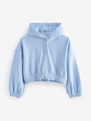 Blue Cropped Hoodie (3-16yrs) - Image 5 of 7