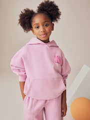 Pink Slogan Hoodie (3-16yrs) - Image 1 of 7