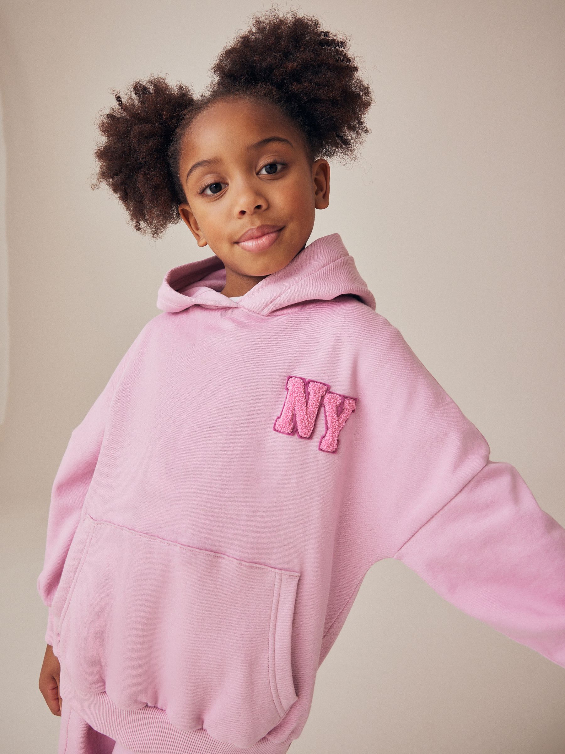 Pink slogan hoodie outlet